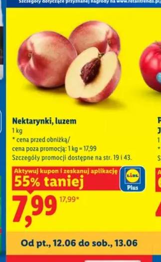 Nektarynki luzem