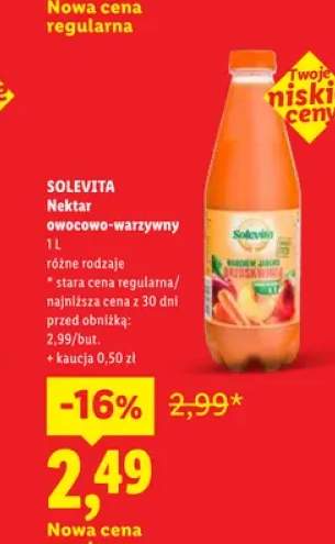 Nektar owocowo-warzywny Solevita