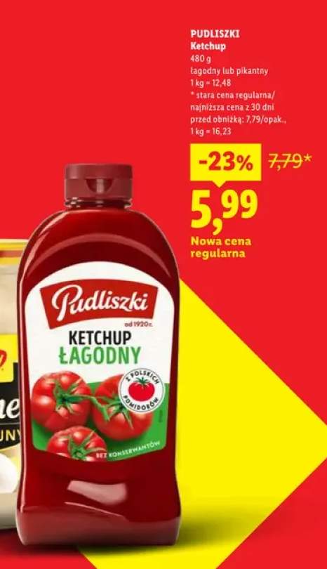 Ketchup pikantny Pudliszki