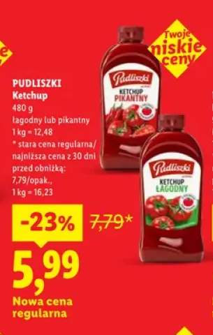 Ketchup pikantny Pudliszki