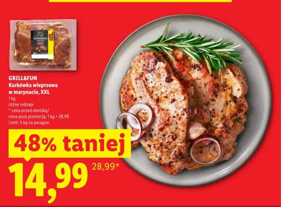 Karkówka wieprzowa w marynacie Grill&Fun XXL