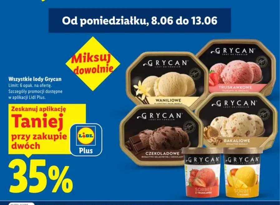 Lody bakaliowe Grycan