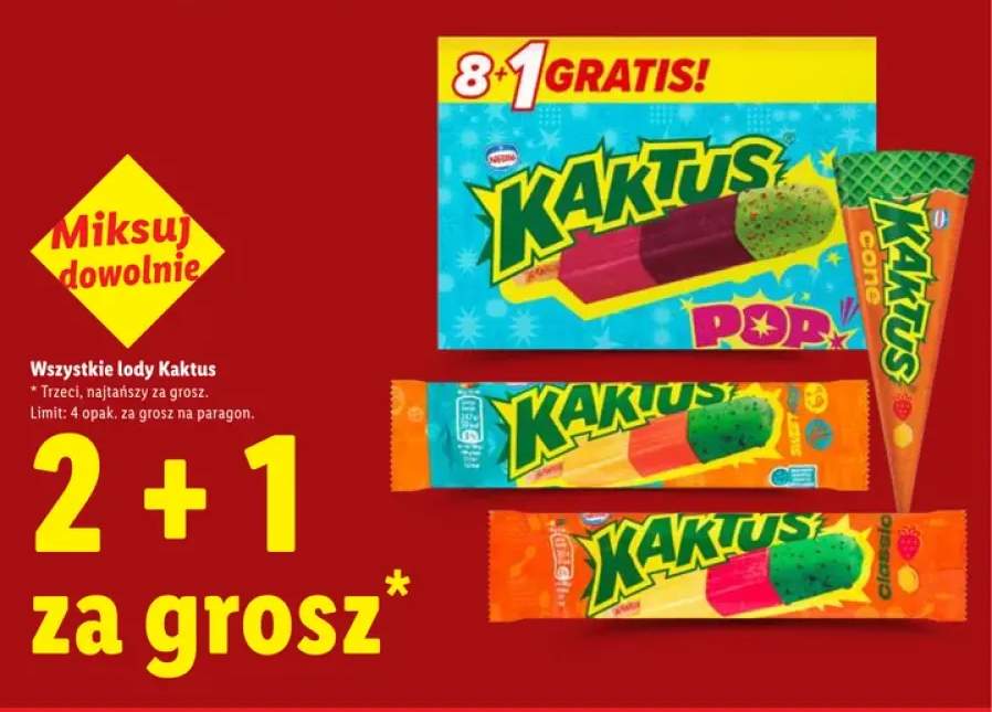 Lody Kaktus Classic