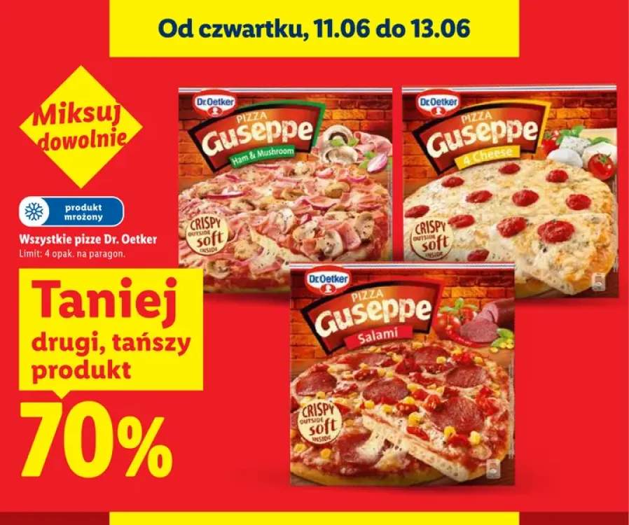 Pizza Guseppe 4 Cheese Dr. Oetker