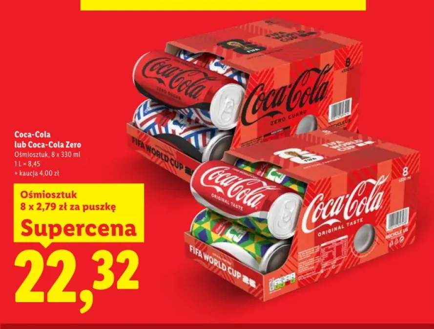 Napój gazowany Coca-Cola 8-pak 330 ml