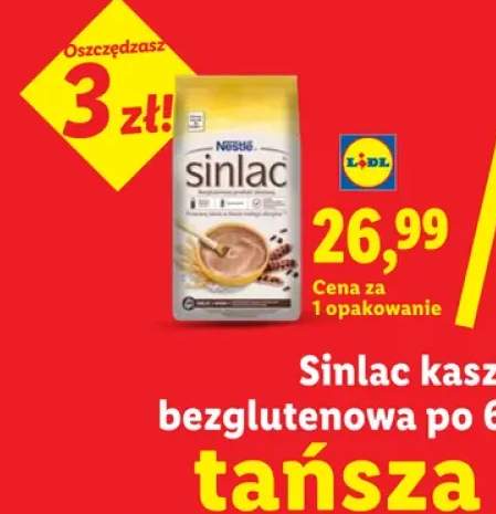 Kaszka zbożowa bezglutenowa Nestlé Sinlac