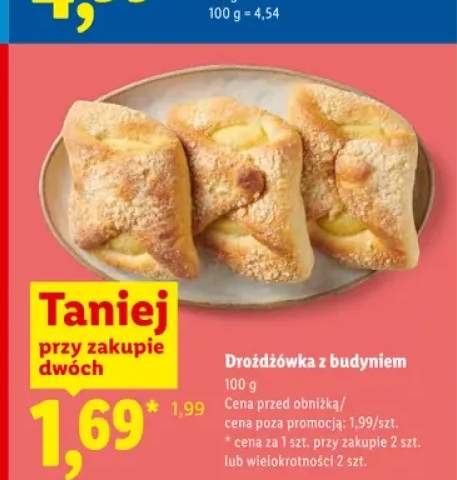 Drożdżówka z budyniem