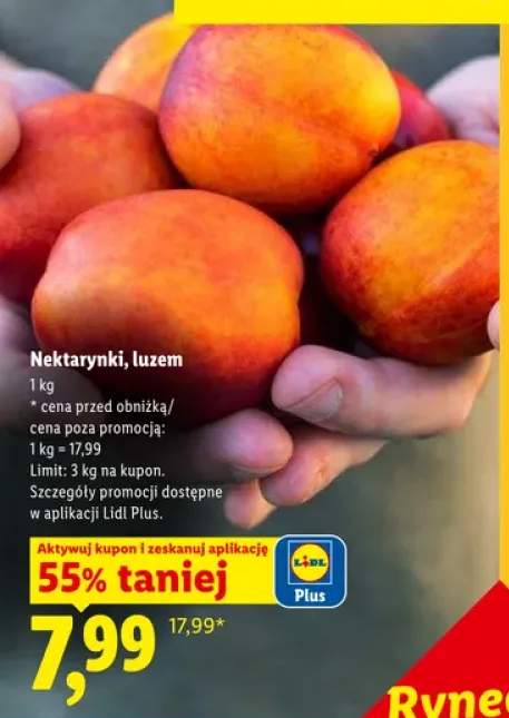 Nektarynki luzem