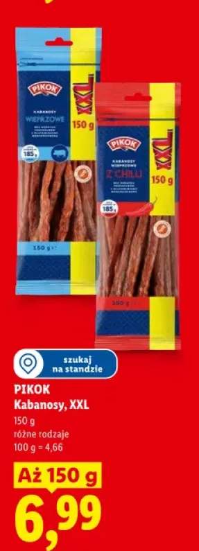 Kabanosy z chili Pikok XXL