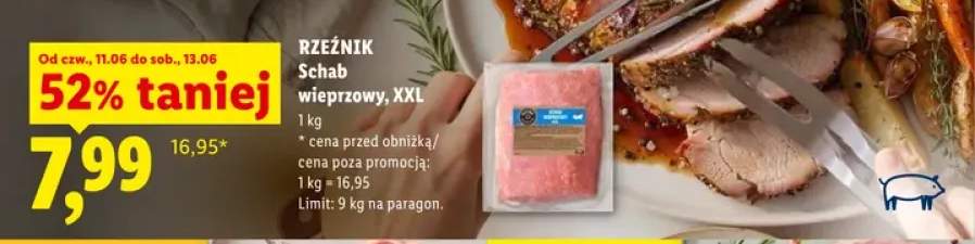 Schab wieprzowy XXL Rzeźnik