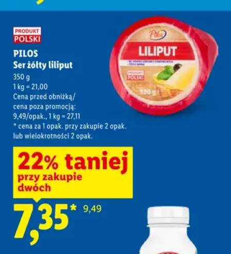 Ser żółty liliput Pilos