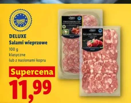 Salami wieprzowe z nasionami kopru Deluxe