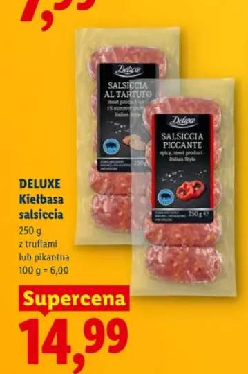 Kiełbasa salsiccia pikantna Deluxe