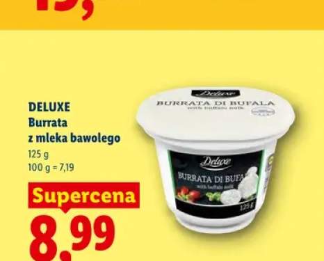 Burrata z mleka bawolego Deluxe