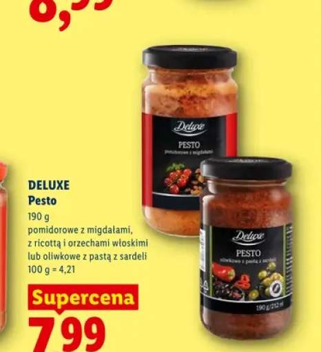 Pesto oliwkowe z pastą z sardeli Deluxe