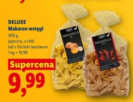 Makaron wstęgi z chili Deluxe