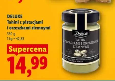Tahini z pistacjami i orzeszkami ziemnymi Deluxe