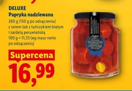 Papryka nadziewana z serem Deluxe