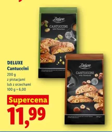 Cantuccini z pistacjami Deluxe