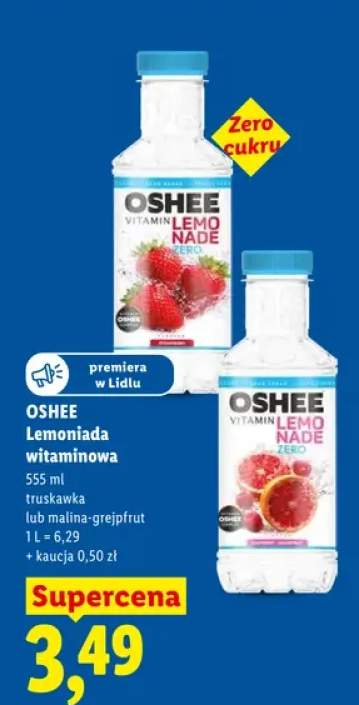 Lemoniada witaminowa Oshee Lemo Nade Zero malina-grejpfrut