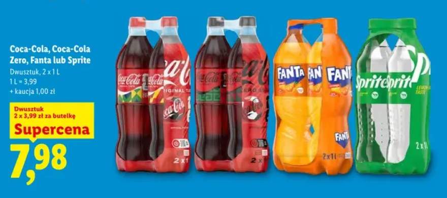 Napój gazowany Sprite 2-pak