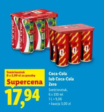 Napój gazowany Coca-Cola Original Taste 6-pak