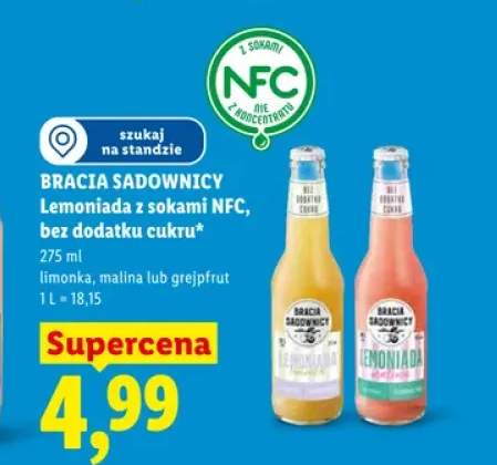 Lemoniada limonka Bracia Sadownicy