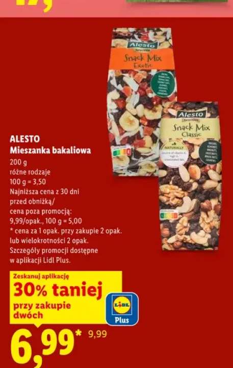 Mieszanka bakaliowa Snack Mix Classic Alesto