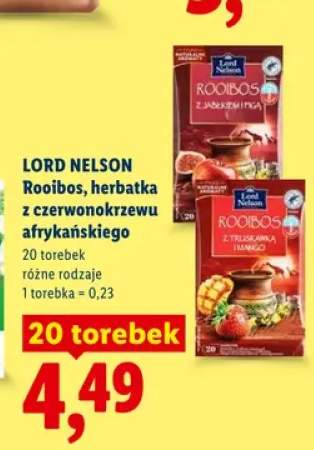 Herbatka Lord Nelson Rooibos z jabłkiem i pigwą