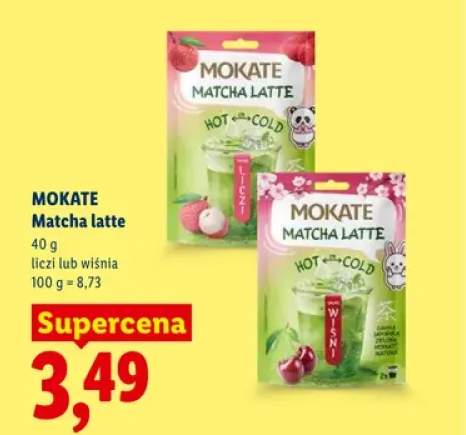 Herbata Mokate Matcha Latte liczi