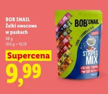 Żelki owocowe w paskach Bob Snail