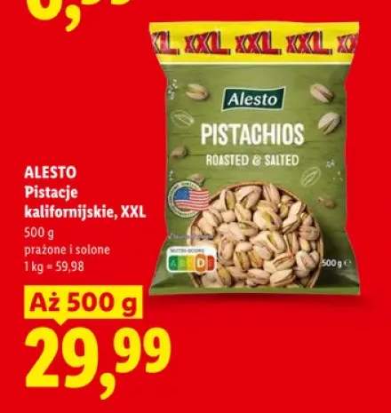 Pistacje kalifornijskie Alesto XXL