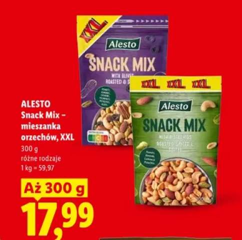 Mieszanka orzechów Alesto Snack Mix z pistacjami XXL
