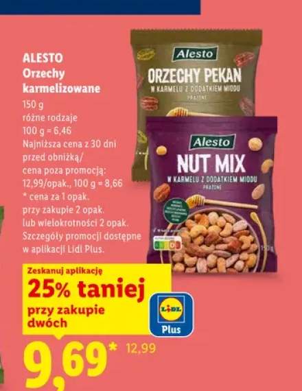 Orzechy pekan karmelizowane Alesto