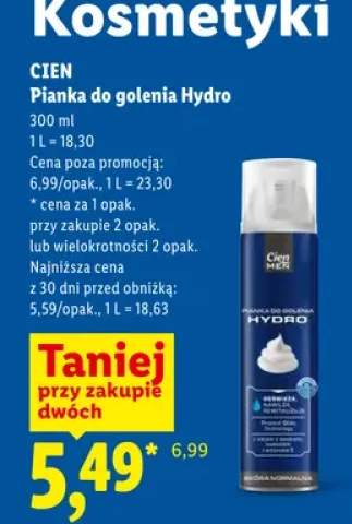 Pianka do golenia Cien Hydro