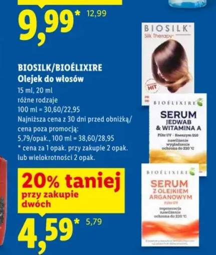 Serum do włosów Bioélixire z olejkiem arganowym