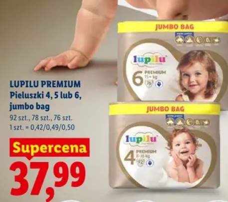 Pieluszki Lupilu Premium 4 jumbo bag