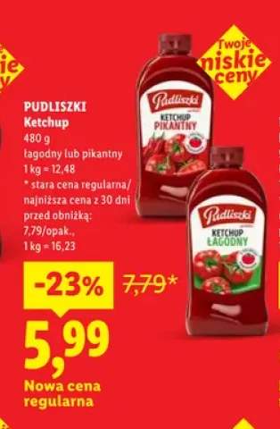 Ketchup pikantny Pudliszki