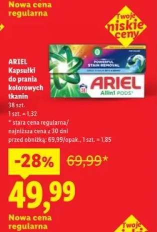 Kapsułki do prania Ariel