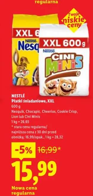 Płatki śniadaniowe Nestlé Nesquik XXL
