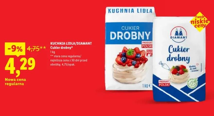 Cukier drobny Kuchnia Lidla