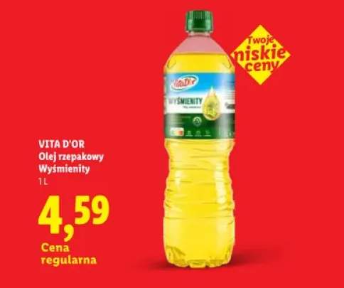 Olej rzepakowy Wyśmienity Vita D'or