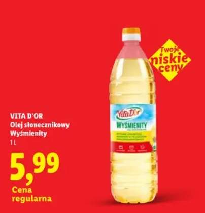 Olej słonecznikowy Wyśmienity Vita D'or