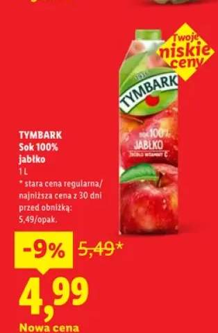 Sok 100% jabłko Tymbark