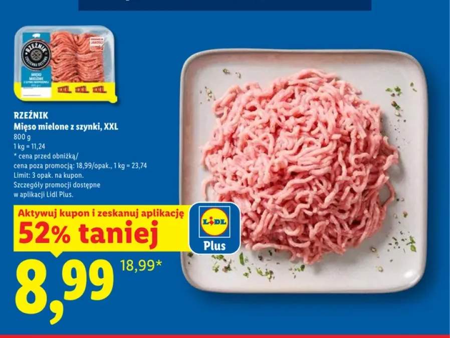 Mięso mielone z szynki XXL Rzeźnik