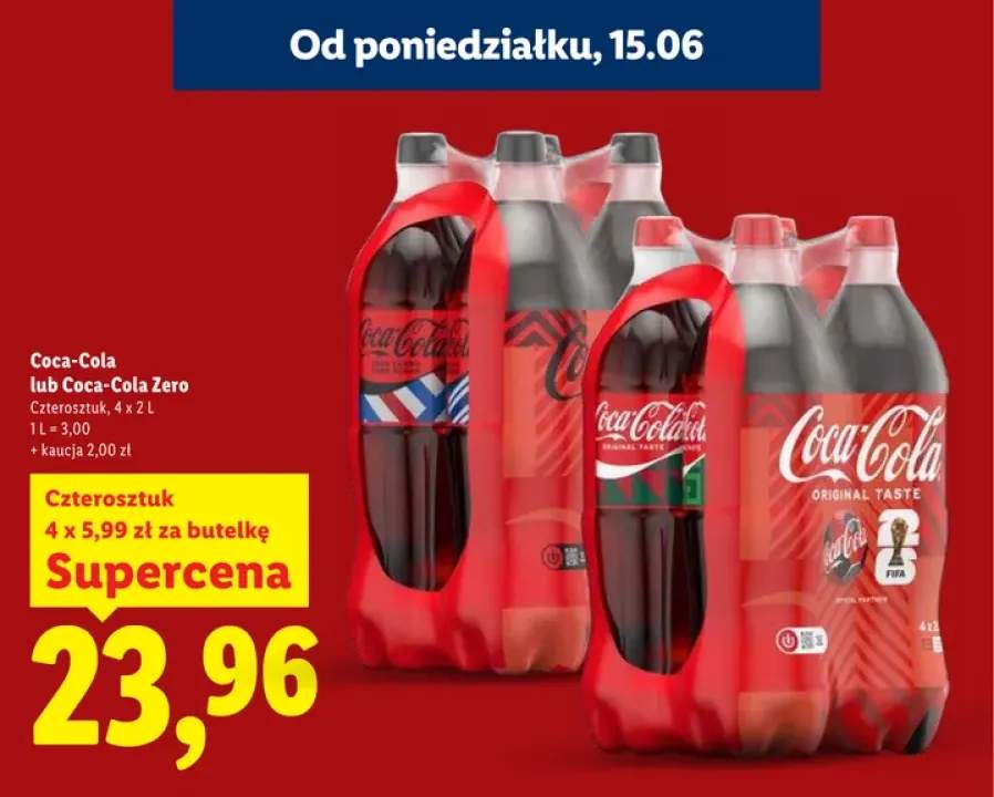 Napój gazowany Coca-Cola +1 wariant