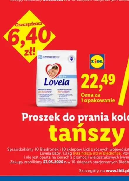 Proszek do prania kolorów Lovela Baby