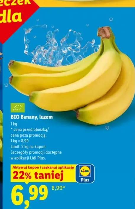 Banany BIO luzem