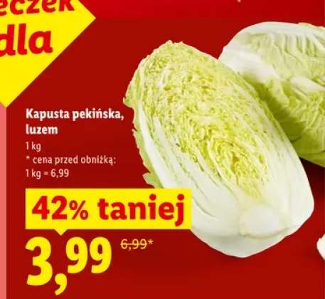 Kapusta pekińska luzem
