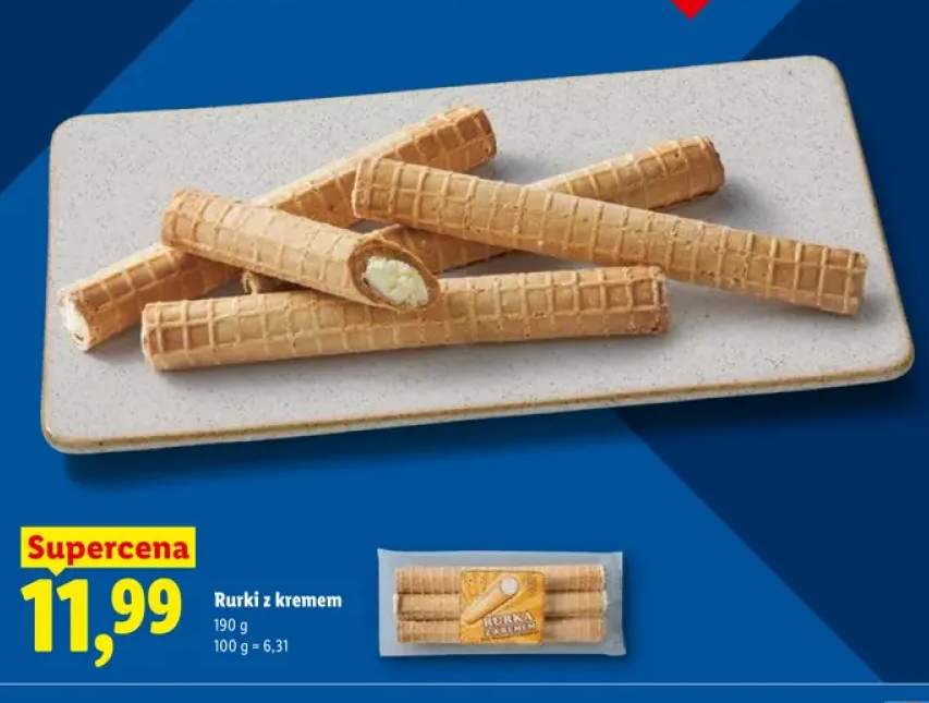 Rurki z kremem